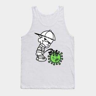 COVID Corona Pee Green 2020 2021 Tank Top